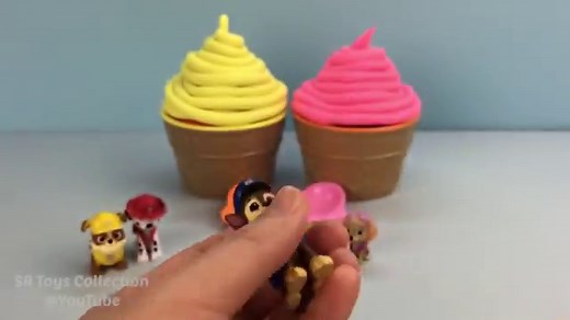 Play Doh Cupcakes Surprise Toy Paw Patrol