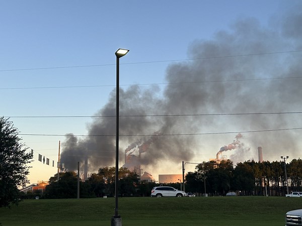 Jesup paper mill catches fire