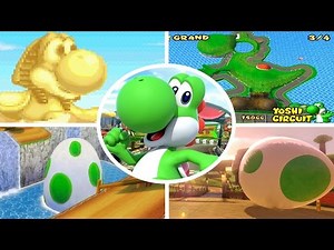 Evolution of Yoshi Courses in Mario Kart (1992-2017)