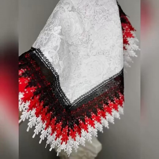 1.3K views · 58 reactions | In need of a custom lap scarf to complement your outfit? Look no further, @maa_bailey_ ‘s got just what you need! Contact her to place your order today! | Kingdom Crowns | Facebook