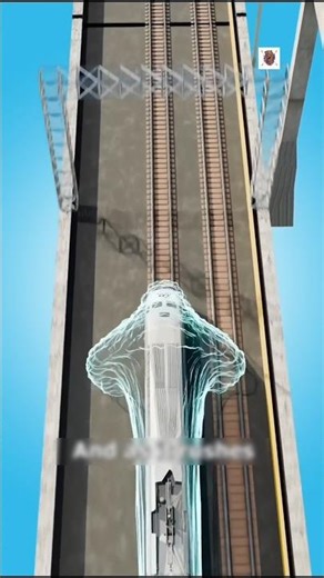 Why This Man Sits Between Two Passing Trains 😱