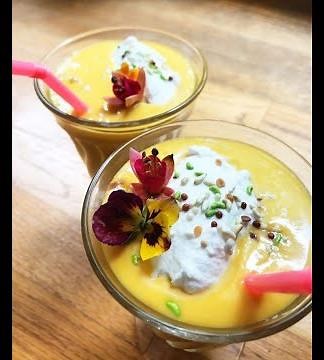 Mango Lassi recipe | Mango Yogurt smooth | Summer Drink | Mango lassi recipe with canned mango pulp