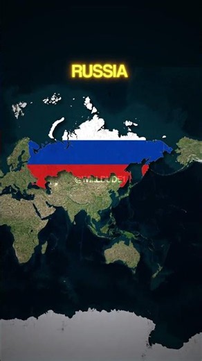 Countries and their True sizes 🤯