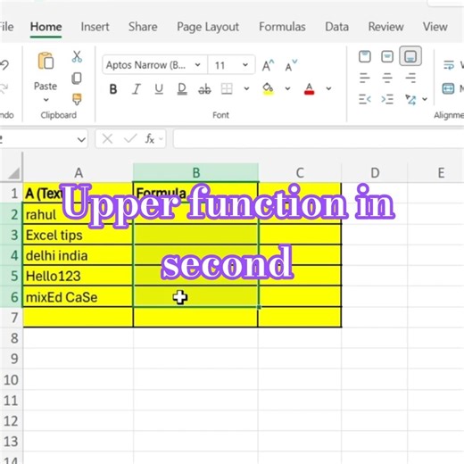 Learn how to use the Excel Upper()