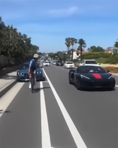 Competitive cyclists nearly run down by raging Orange County drivers
