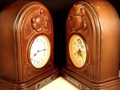 Two Mickey Mouse Talking Alarm Clocks.wmv