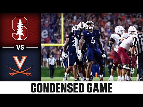 Stanford vs. Virginia Condensed Game | 2025 ACC Football