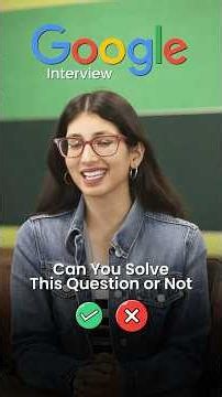 Can You Solve This Google Interview Question? | Puzzles for Software Engineers