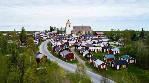 Kyrkbyn in Gammelstad, outside of Luleå, is one of 13 church towns in Swedish Lapland and a UNESCO world heritage site. www.swedishlapland.com | Swedish Lapland