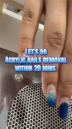 Nail Studio By Savy | Hey everyone! ✨ Let’s remove 6-week-old acrylic nails in just 20 minutes ⏱️ First, I start by cutting the free edge to save time. Then I... | Instagram