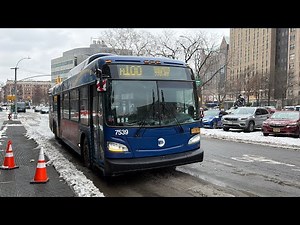 MTA Bus || 2018 New Flyer XD40 #7539 on M100 at St Nicholas Avenue & West 167 Street