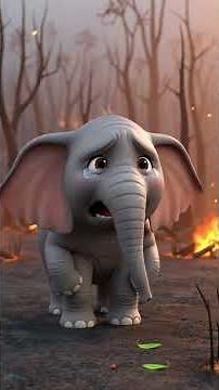 The Elephant and the Monkey – A Jungle Story of Fire, Betrayal, and Forgiveness