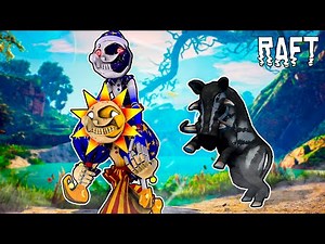 Moon is in TROUBLE?! in RAFT