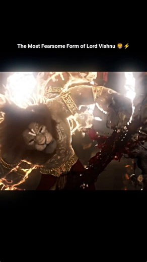 🦁 The Roar of Narasimha – When Darkness Trembled ⚡ #viral #trending #devotionalstatus#sanatandharma