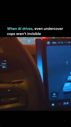 AI Tutorials & Future Tech | This AI-powered car detected an undercover police vehicle before the officer even realized he was being scanned. It’s not just about... | Instagram