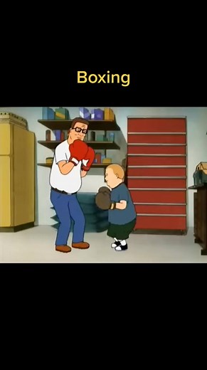 king of the hill boxing Bobby kicks in the nuts #kingofthehillclips #kingofthehill #hankhill #hank #koth