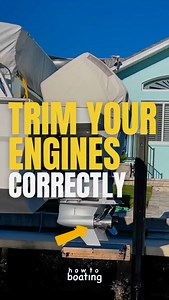 179K views · 1.3K reactions | TRIM your engines CORRECTLY! If you are stressed out about docking your boat️, How To Boating will help relieve that stress so you can enjoy your time on the water, DM us for more info on private boating instruction ‍✈️ #howtoboating #howto #boating #boat #yacht #engine #trim #low #horizontal #correct #captain | How to boating | Facebook