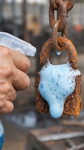 What Happens When You Clean a Rusted Lock?