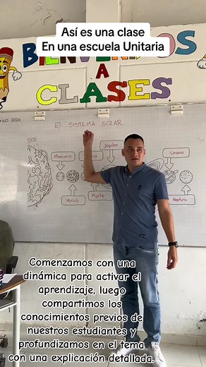 🚀 Hoy en nuestra escuela unitaria exploramos el fascinante Sistema Solar 🌌. Comenzamos con una dinámica para activar el aprendizaje, luego compartimos los conocimientos previos de nuestros estudiantes y profundizamos en el tema con una explicación detallada. Después, disfrutamos de un vídeo explicativo para ampliar nuestra comprensión. ¡Y no podía faltar la diversión con actividades adaptadas a cada grado desde primero hasta quinto grado de primaria para poner en práctica lo aprendido! Aquí le