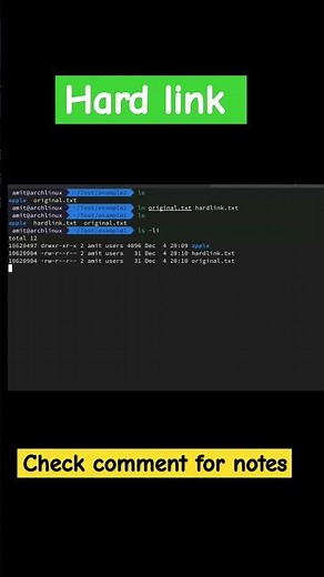 understanding Hard Link in Linux | How to create and use them #SudoIt