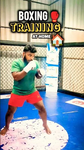 Boxing Training at Home 🥊 | Uppercut + Cross + Hook Combo | Basic Boxing Tutorial for Beginners