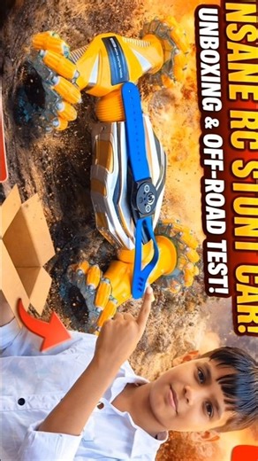 RC Car Crazy Stunt 😱 | 360° Flip & Jump 🔥 #shorts #rccar #rcstunt #viral