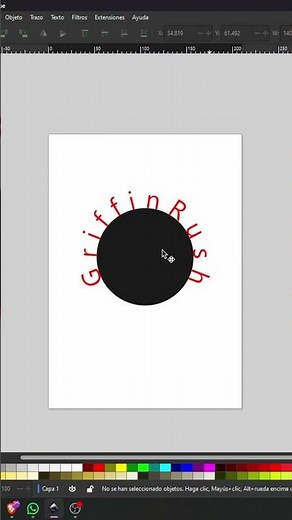 Cómo poner Texto en Trayecto en InkScape #inkscape