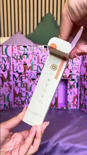 Unboxing Day 1 of the 2025 Space NK Beauty Advent Calendar