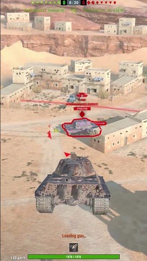 E100 rammed #wotb #tanksblitz #wotblitz #shorts