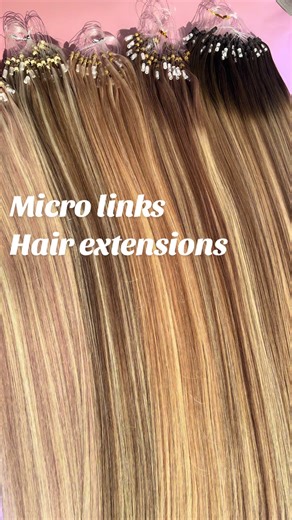 Moresoo 100% real human hair micro links-in extensions #microlinks #microringextensions #hairextensions #hairtok #tiktokshopjumpstartsale