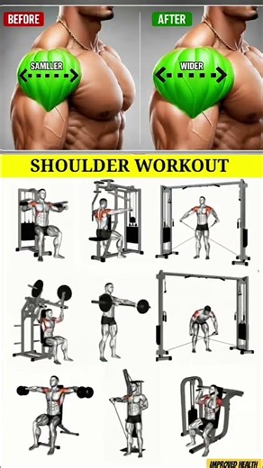 Ultimate Shoulder Workout 🔥 | Get Bigger & Wider Shoulders Fas