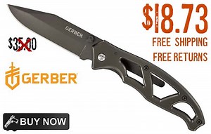 Knife Deals: GERBER Paraframe I Knife $18.73 FREE S&H & Returns 45% OFF
