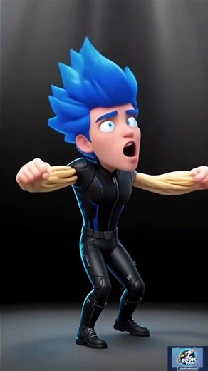 When the 3D physics break mid-fight 💀 #funny #3danimation