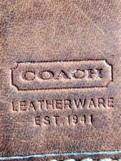 Bifold COACH Wallet With Zippered Coin Purse - Etsy