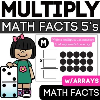 Multiplication Arrays by 5s Task Cards | Hands-On Practice