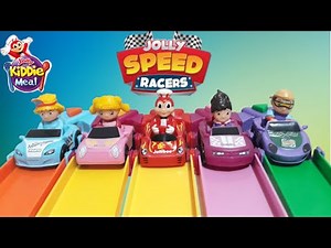February 2020 JOLLIBEE JOLLY SPEED RACERS Jolly Kiddie Meal Complete Set of 5 Toys