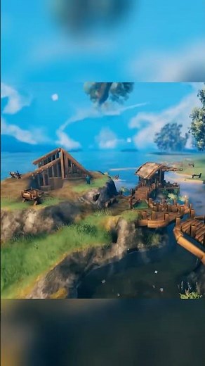 Explore the Enchanting Water Village with Wooden Bridges