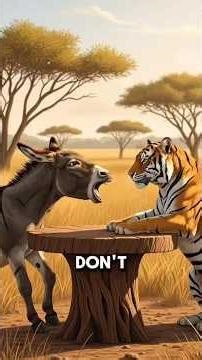 The Donkey and the Tiger Debate – A Lesson About Truth 🐴🐯