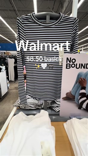 🤍 $8.50 basics at Walmart! Shop link in bio 🛍️ #walmartpartner #walmartfashion #basics #everydaybasics #walmartrun