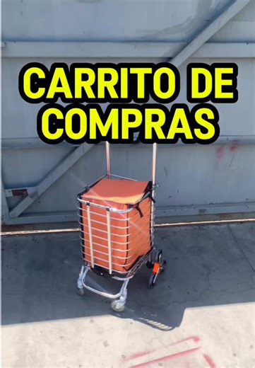 Nuevo carrito de compras plegable con ruedas para escaleras