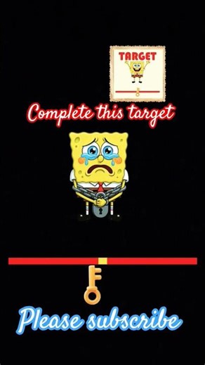 complete this SpongeBob target 🎯🎯
