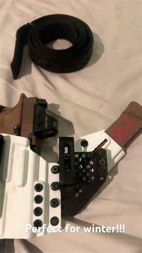 Tier 1 concealed appendix holster w/ Glock 19x TRL1HL, with a holosun 407cx2 #glockfanatics #airsoft