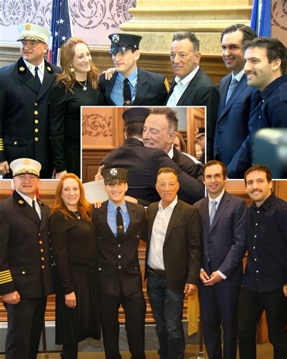 Sam Springsteen stepped into the fire and showed the world he’s truly “Tougher Than The Rest.” On Tuesday, he was sworn in as a New Jersey firefighter, staring danger in the face while carrying a legacy that screams rock n’ roll rebellion and resilience. Bruce and Patti watched, pride radiating like stage lights, as their youngest carved his own path of courage and grit—proof that heroism isn’t just about fame, it’s about heart, sweat, and daring to step where most wouldn’t. For every fan who’s 