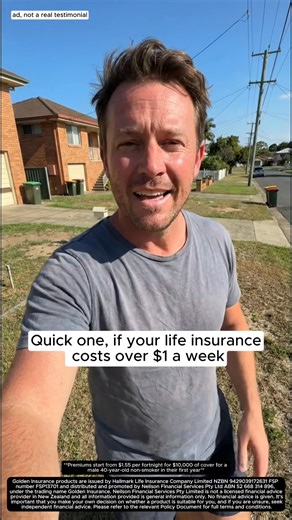 Attention all Kiwis (age 40-80)👇 If something happened to you, who would cover the mortgage, outstanding bills and other expenses?🤷‍♂️ You could Leave up to $250,000* (depending on your age and personal circumstances) to help protect your family with this Life Insurance policy. Premiums start from as little as $1.06**/fortnight Click the ‘Learn More’ button to request a free quote now. * From $10,000 up to $250,000 of cover available (depending on your age and personal circumstances when you a