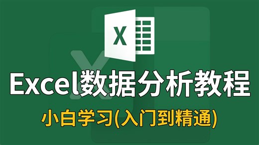 【全30集】2025年最新版Excel数据分析全套教程，七天从小白到大神！少走99%的弯路！