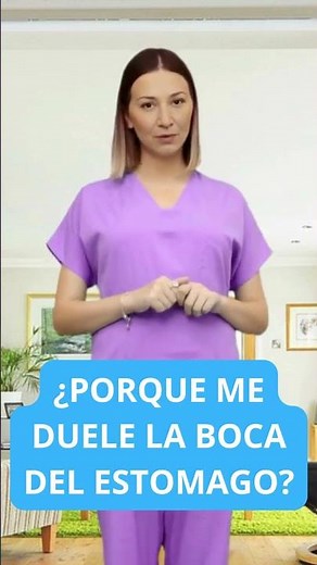 ¿por qué me duele la boca del estómago?