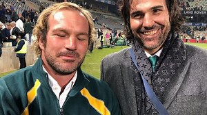 26K views · 731 reactions | Two former Bok team-mates and fellow members of the “tight five club”, Jannie du Plessis and Victor Matfield, had a special message for Beast after his 100th Test in Bloem last night. | Springboks | Facebook