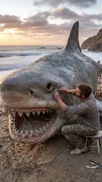 Ocean King | 55-Foot Megalodon Emerges From Clay 🦈
