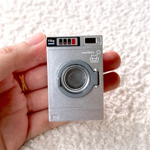 Miniature Dollhouse Washer, Tiny Laundry Room Decor, Miniature Accessories, Scale 1:12, Craft Supplies - Etsy