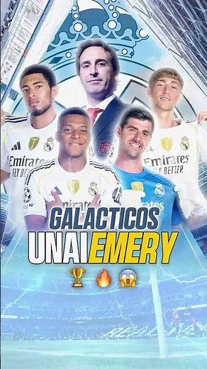 ĐỘI HÌNH REAL MADRID 2026/27 DO EMERY CẦM TRỊCH #emery #realmadrid #bongda #football